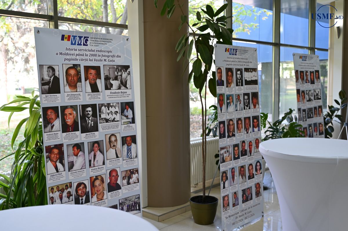 Conferința științifică „Endoscopia și ecografia intervențională, contemporană – in memoriam profesorul Vasile Guțu, fondatorul serviciului de endoscopie, chirurgie minim invazivă și ecografie din Republica Moldova”